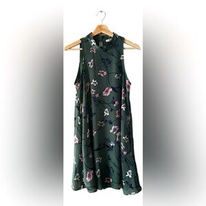 The Impeccable Pig Green floral dress, size small